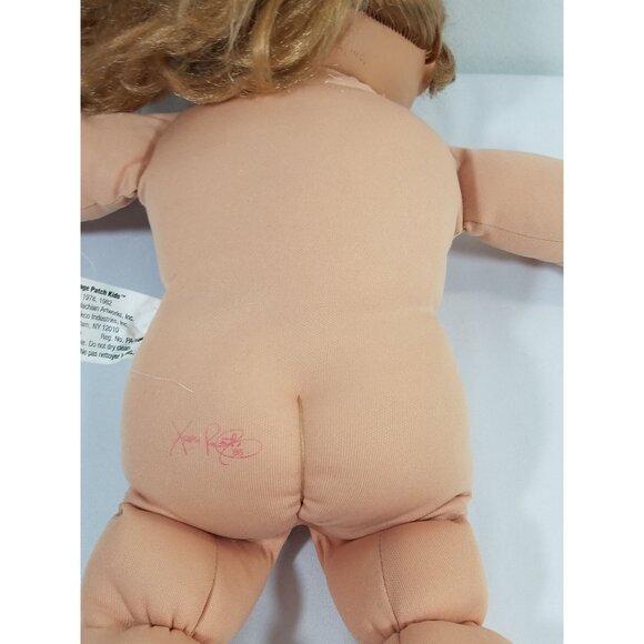 Cabbage Patch Kids Doll Light Brown Cornsilk Hair Brown Eyes 1983 vintage 16" - Picture 6 of 11
